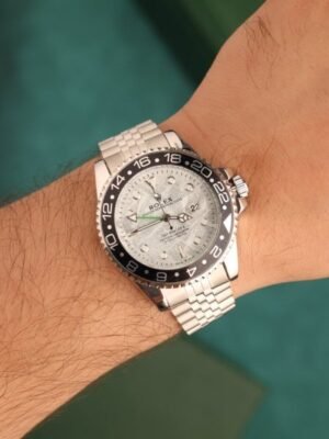 Watches ساعة رولكس رجالي اطار لف (ساعة + علبة فخمة)